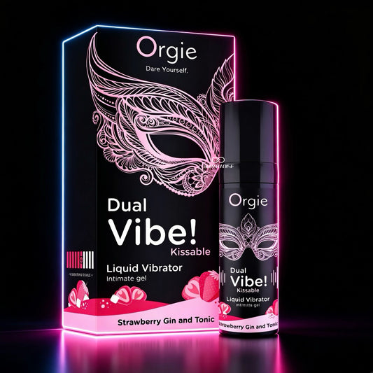 Orgie Dual Vibe! 口交專用 🍓🧊🔥冰火震震高潮液 (Strawberry Gin and Tonic 口味)