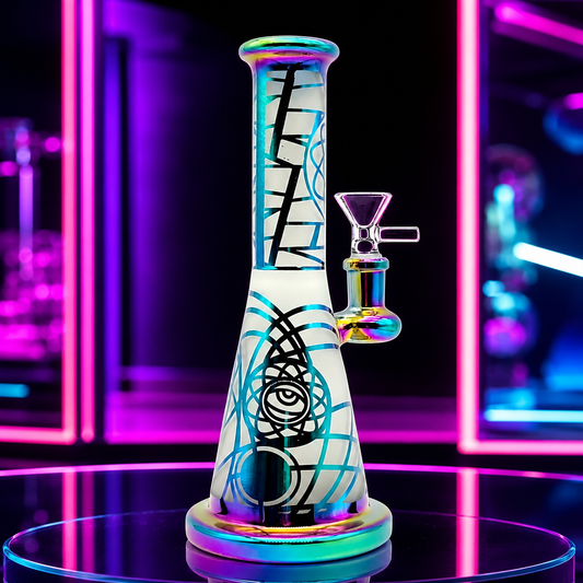Laser Blue Bong