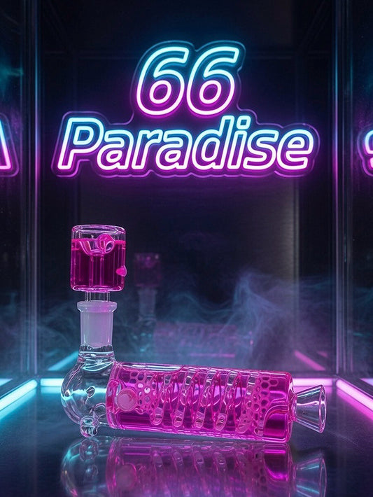 Neon pink pipe