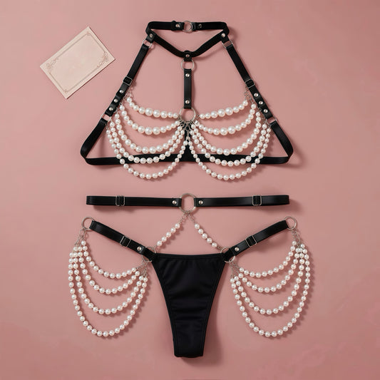 珍珠禁戀束縛套裝 Pearl Whisper Harness